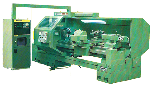 20" x 60" DAEWOO ... CNC FLAT BED LATHE